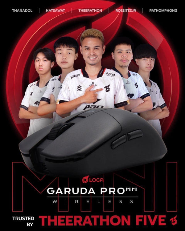 LOGA Garuda Mini : Wireless gaming mouse (Hot swappable switches)