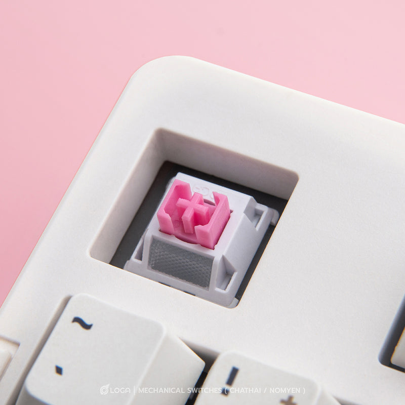 LOGA  MECHANICAL KEYBOARD SWITCHES : NOMYEN / CHATHAI / NOMSOD (35 pcs / box )