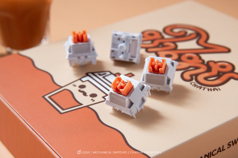 LOGA  MECHANICAL KEYBOARD SWITCHES : NOMYEN / CHATHAI / NOMSOD (35 pcs / box )