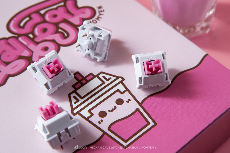 LOGA  MECHANICAL KEYBOARD SWITCHES : NOMYEN / CHATHAI / NOMSOD (35 pcs / box )