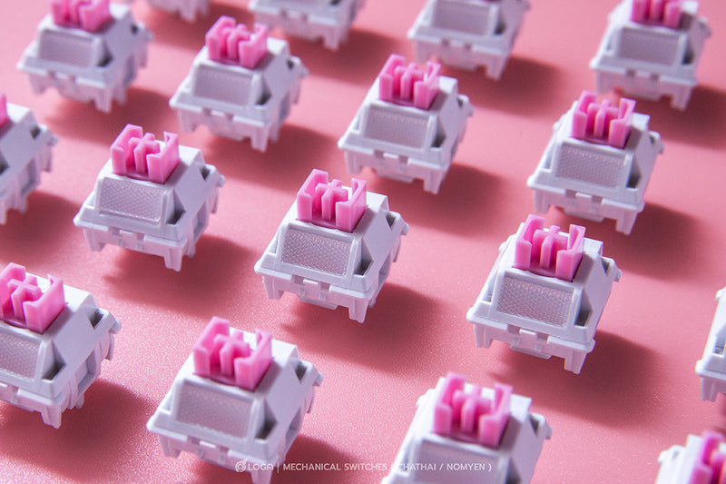LOGA  MECHANICAL KEYBOARD SWITCHES : NOMYEN / CHATHAI / NOMSOD (35 pcs / box )