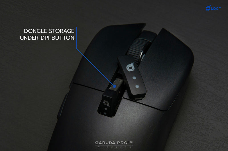 LOGA Garuda Mini : Wireless gaming mouse (Hot swappable switches)