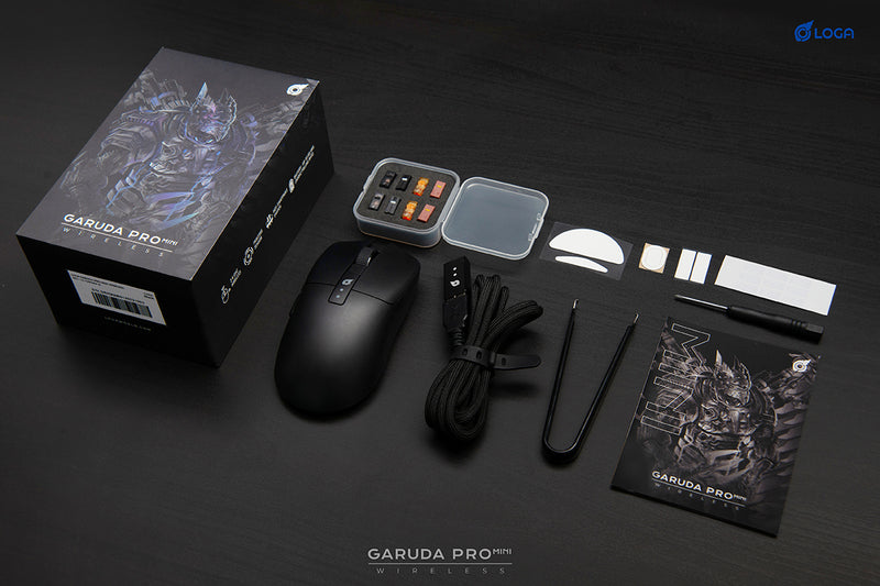 LOGA Garuda Mini : Wireless gaming mouse (Hot swappable switches)