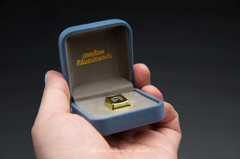 LOGA Metallic keycap : รุ่นตัวอักษร “ค“ (The alphabet "ค" )