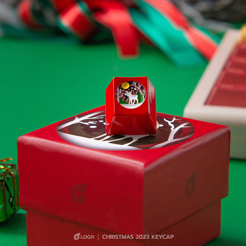 LOGA Metallic keycap : Merry Christmas 2023