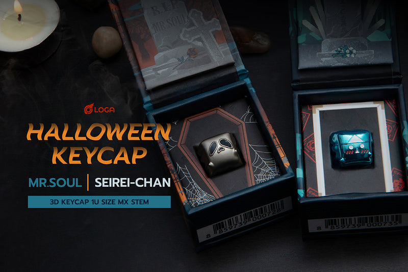 LOGA Halloween keycap 2023 : Serei-chan and Mr.Soul