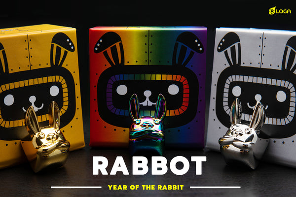 LOGA Metallic Keycap Series: Rabbot (Year of the Rabbit) - Rainbow