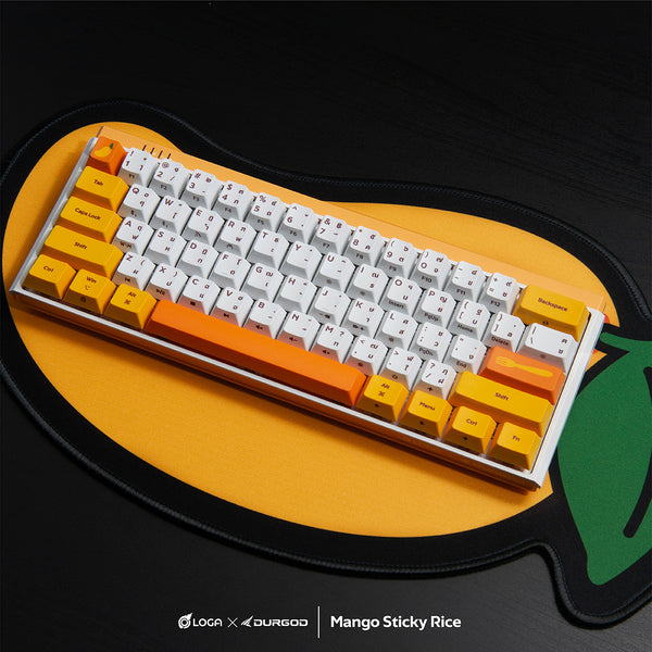 LOGA X Durgod : Mango sticky rice [ Wireless mechanical keyboard ]