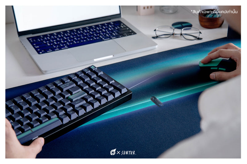 LOGA x SUNTUR Limited collection : Never Lost Any Game, Except Yours ( Mousepad , wireless mouse, keycap set )