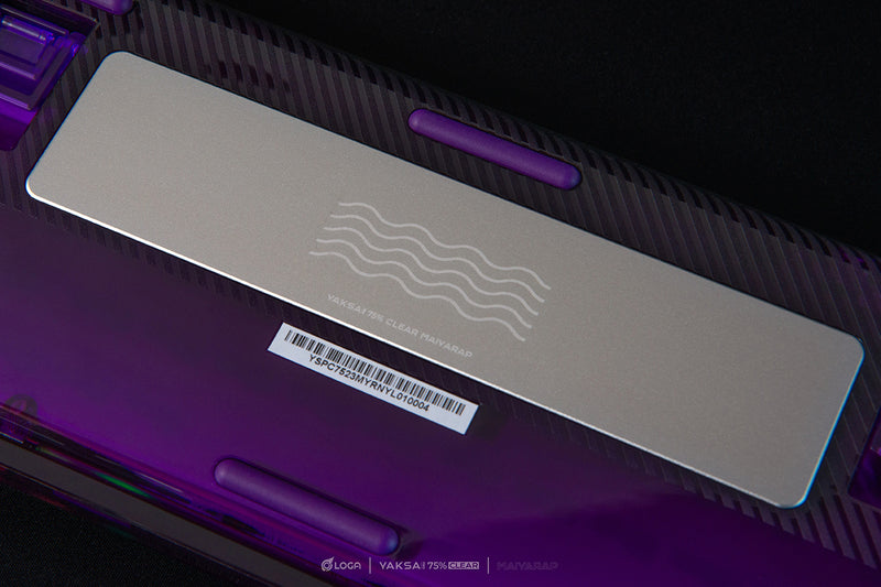 LOGA YAKSA  PRO 75% Clear : Maiyarap edition : Tri-mode wireless Mechanical keyboard