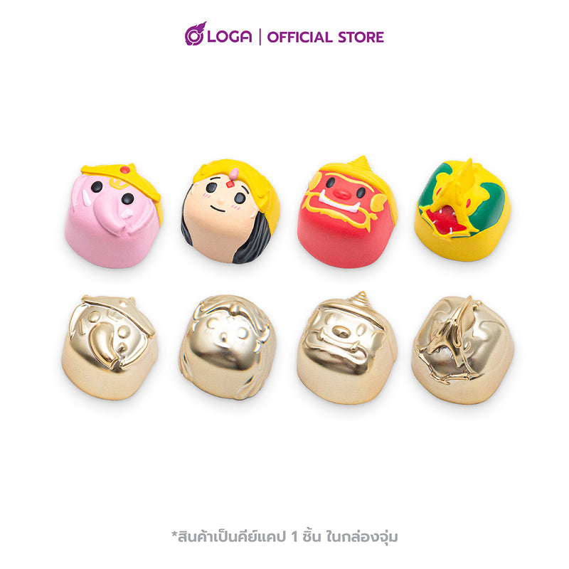 LOGA Mutelu keycaps series: blind box keycaps Mutelu