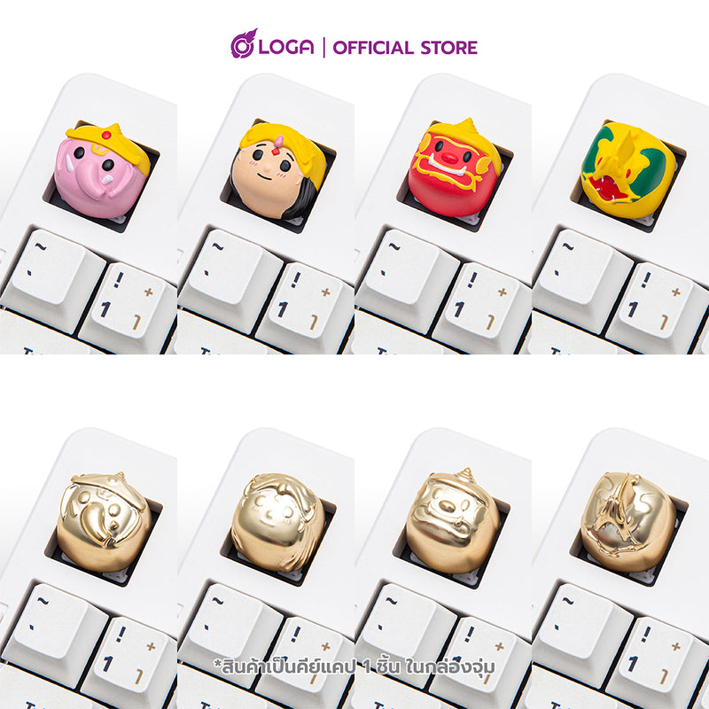 LOGA Mutelu keycaps series: blind box keycaps Mutelu