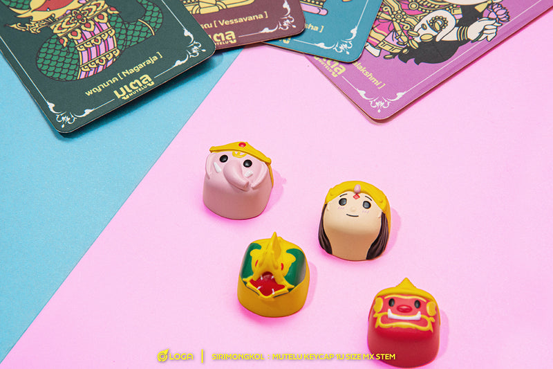 LOGA Mutelu keycaps series: blind box keycaps Mutelu