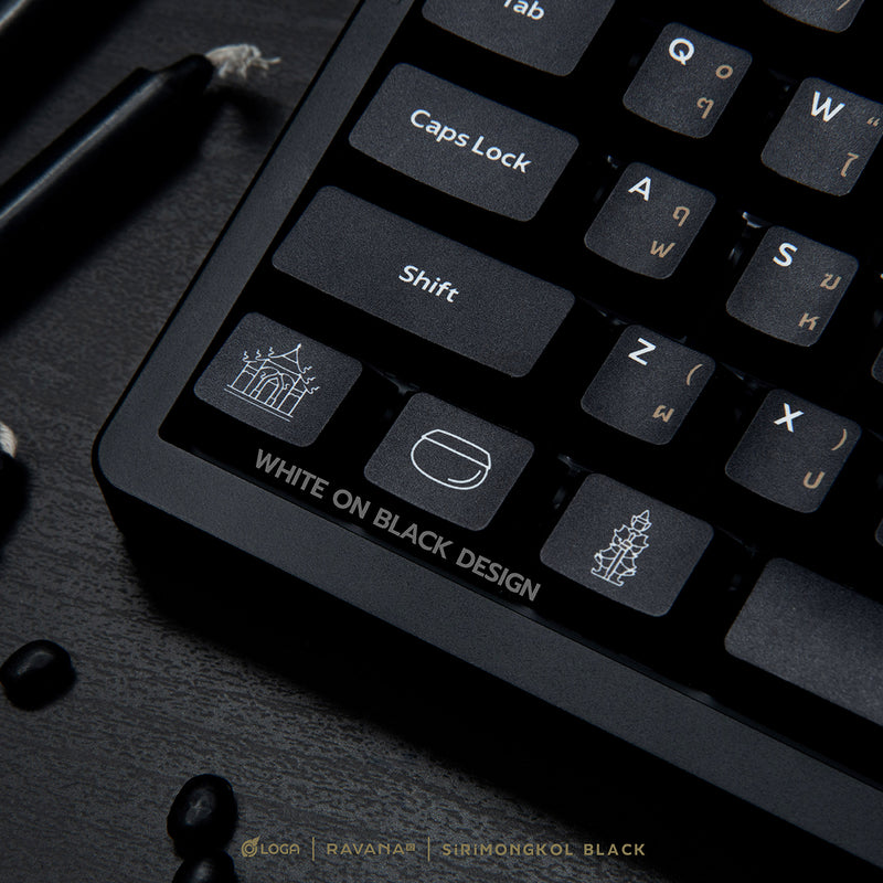 LOGA RAVANA 2 SIRIMONGKOL : BLACK EDITION (TRI-MODE MECHANICAL KEYBOARD)