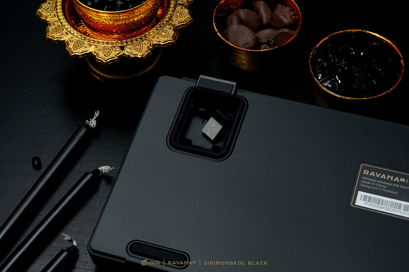 LOGA RAVANA 2 SIRIMONGKOL : BLACK EDITION (TRI-MODE MECHANICAL KEYBOARD)