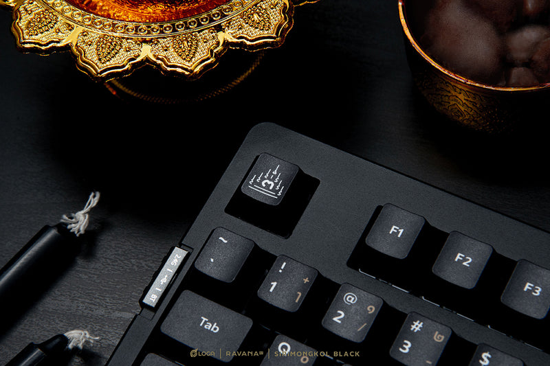 LOGA RAVANA 2 SIRIMONGKOL : BLACK EDITION (TRI-MODE MECHANICAL KEYBOARD)