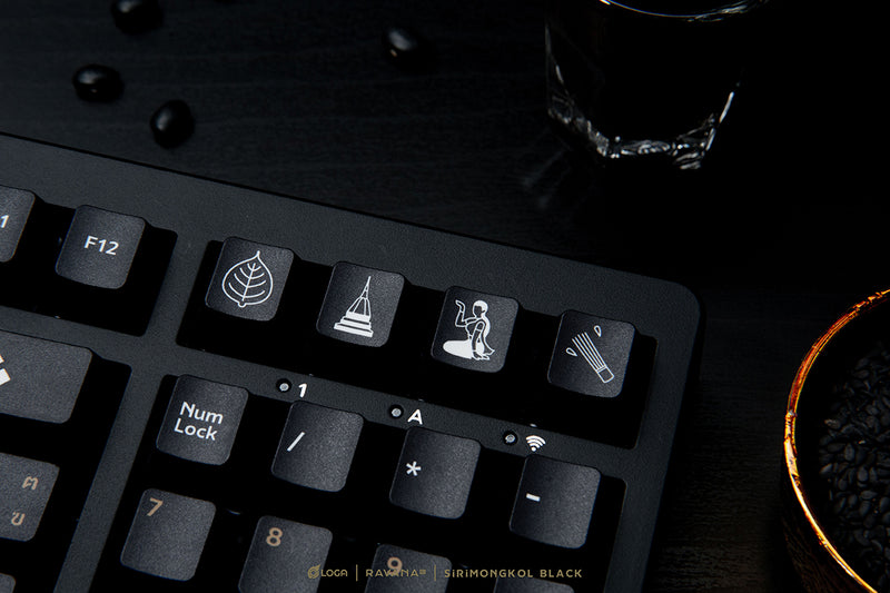 LOGA RAVANA 2 SIRIMONGKOL : BLACK EDITION (TRI-MODE MECHANICAL KEYBOARD)