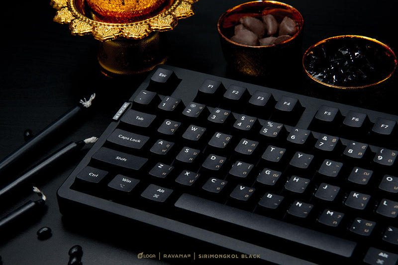 LOGA RAVANA 2 SIRIMONGKOL : BLACK EDITION (TRI-MODE MECHANICAL KEYBOARD)