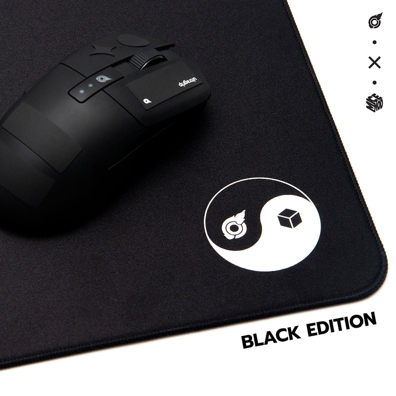 LOGA X MICEMOD : TENCHI PRO PREMIUM  ESPORT MOUSEPAD  BLACK edition