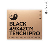 LOGA X MICEMOD : TENCHI PRO PREMIUM  ESPORT MOUSEPAD  BLACK edition