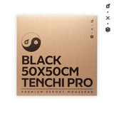 LOGA X MICEMOD : TENCHI PRO PREMIUM  ESPORT MOUSEPAD  BLACK edition