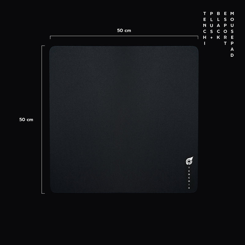 Tenchi Plus Esport Mousepad:  Black Edition - 50x50 cm