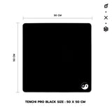 LOGA X MICEMOD : TENCHI PRO PREMIUM  ESPORT MOUSEPAD  BLACK edition