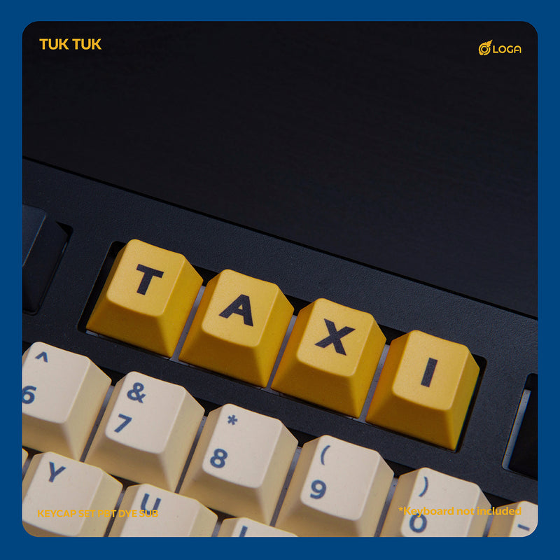 TUKTUK / LOGA PBT DYESUB SPECIAL SET KEYCAP VOL. 1 (CHERRY PROFILE ENG/TH )