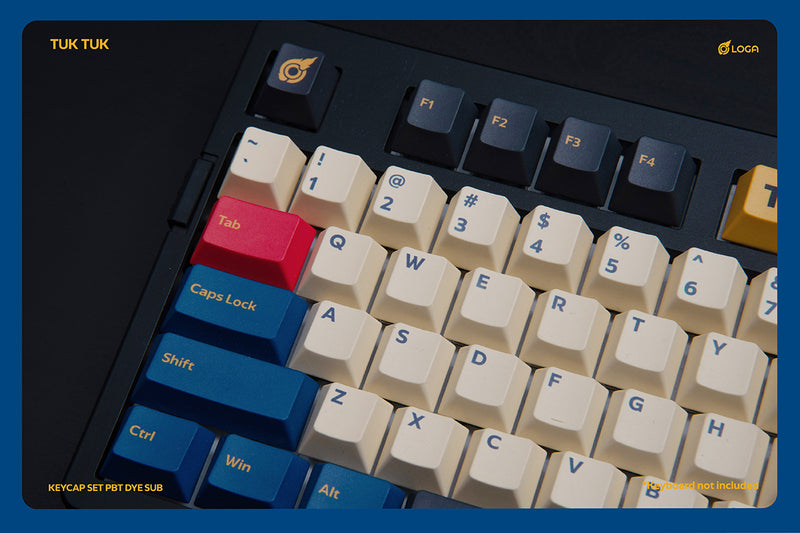 TUKTUK / LOGA PBT DYESUB SPECIAL SET KEYCAP VOL. 1 (CHERRY PROFILE ENG/TH )