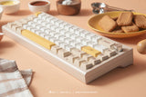 LOGA Yaksa 65AL Aluminum wireless mechanical keyboard : Vanilla Caramel Biscuits