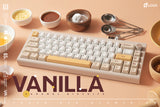 LOGA Yaksa 65AL Aluminum wireless mechanical keyboard : Vanilla Caramel Biscuits