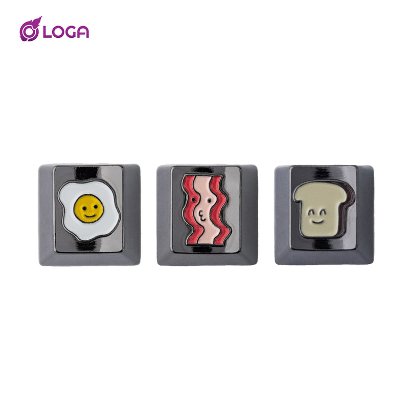 LOGA “Dishcap”  series : Breakfast keycap