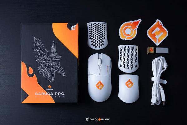 LOGA X FULLSENSE : GARUDA PRO Wireless [White] : Limited edition