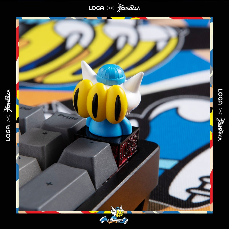 LOGA X BENZILLA : Toycap ( Mx stem Toy keycap )