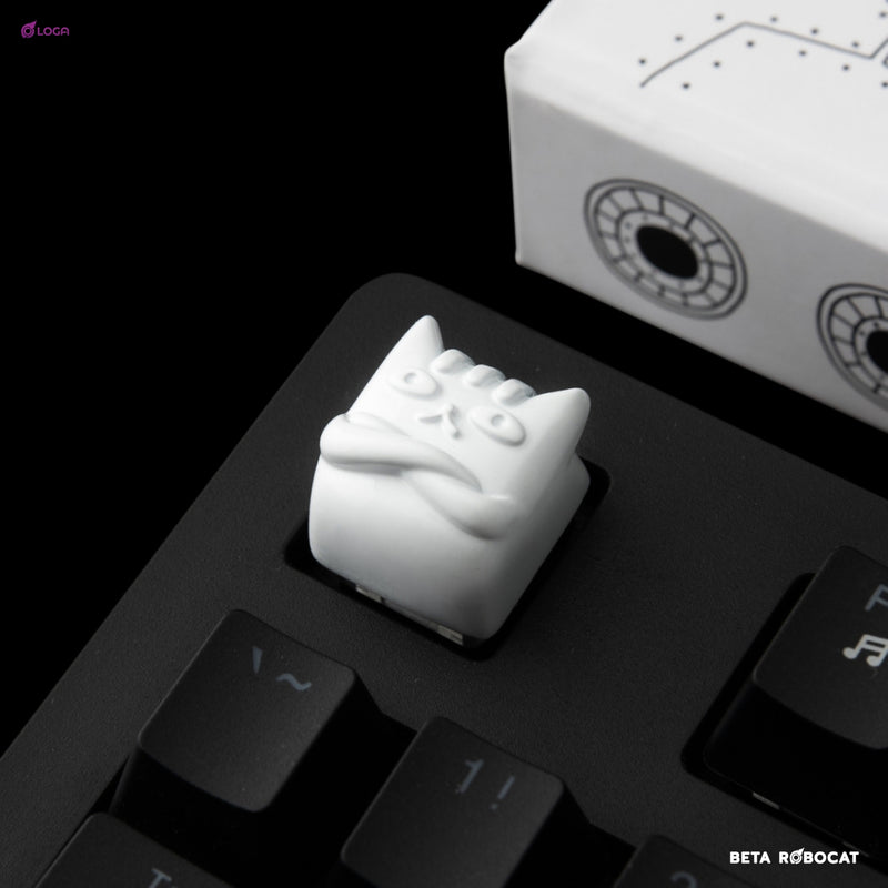 LOGA metallic keycap series : Beta the Robo Cat