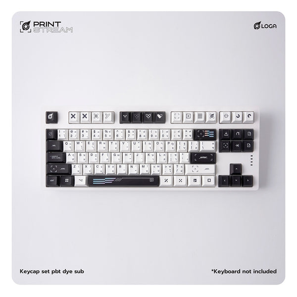 PRINTSTREAM / LOGA PBT DYESUB SPECIAL SET KEYCAP Vol. 1 (Cherry Profile ENG/TH )