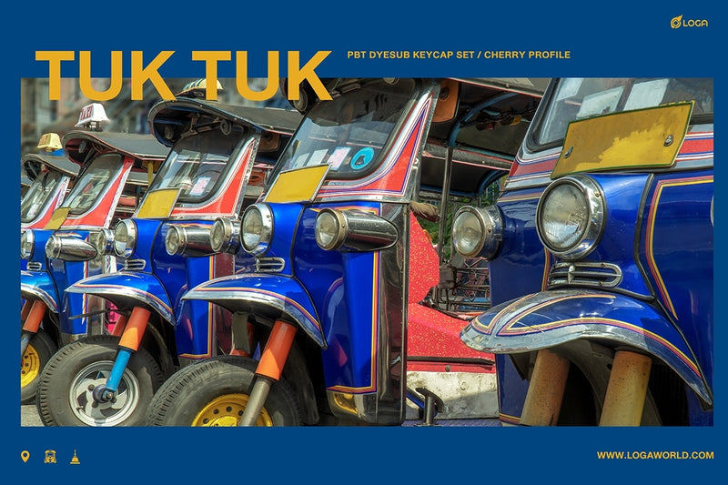 TUKTUK / LOGA PBT DYESUB SPECIAL SET KEYCAP VOL. 1 (CHERRY PROFILE ENG/TH )