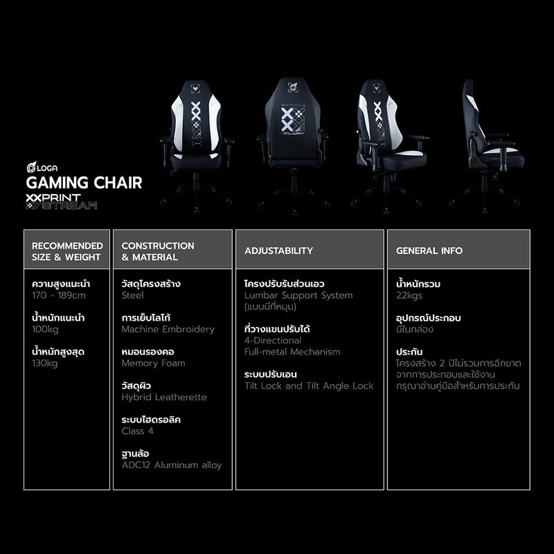 LOGA Gaming chair : Printstream