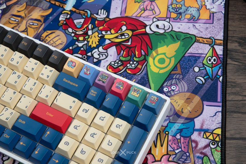 LOGA X PUCK V2 : Mantra XXL mousepad : Keep calm and play more games [Limited Edition]